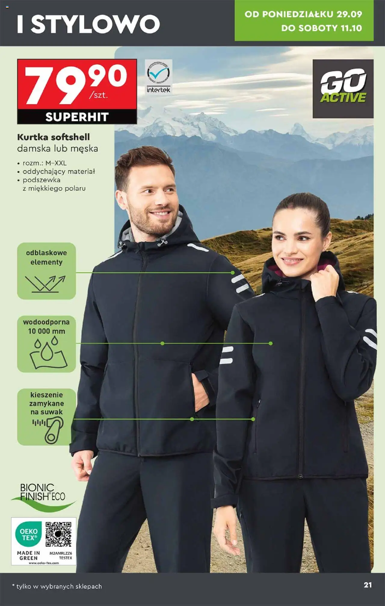 Biedronka gazetka - Hity i inspiracje od 29.09.2025 | Strona: 21 | Produkty: Kurtka