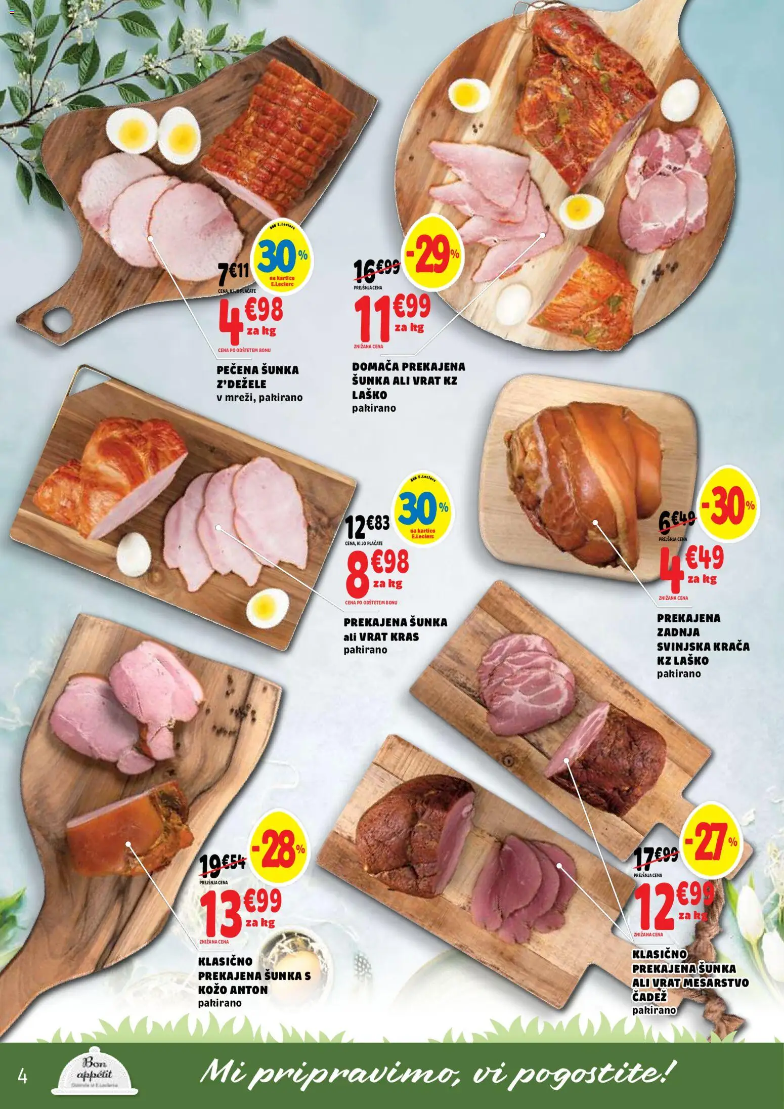 Novi E.leclerc katalog ponudbe – veljaven od 25.03.2026 | Stran: 4 | Izdelki: Sunka