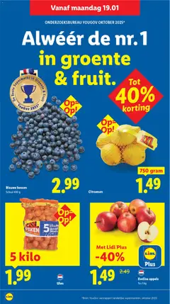 Evelina appels, Tas 1 kg - Voorbeeld van een folder van Lidl, geldig van 19.01.2026 | Pagina: 6