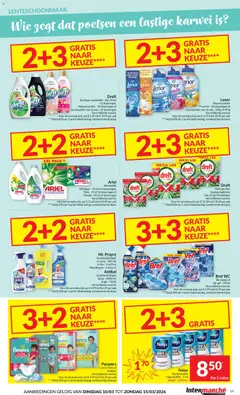 Intermarché folder week 11 - Voorbeeld van een folder van Intermarché, geldig van 10.03.2026 | Pagina: 13 | Producten: Wc, Gel, Poeder, Wasverzachter