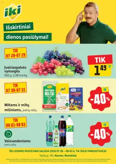 IKI leidinių peržiūra, galiojančių nuo 28.07.2025