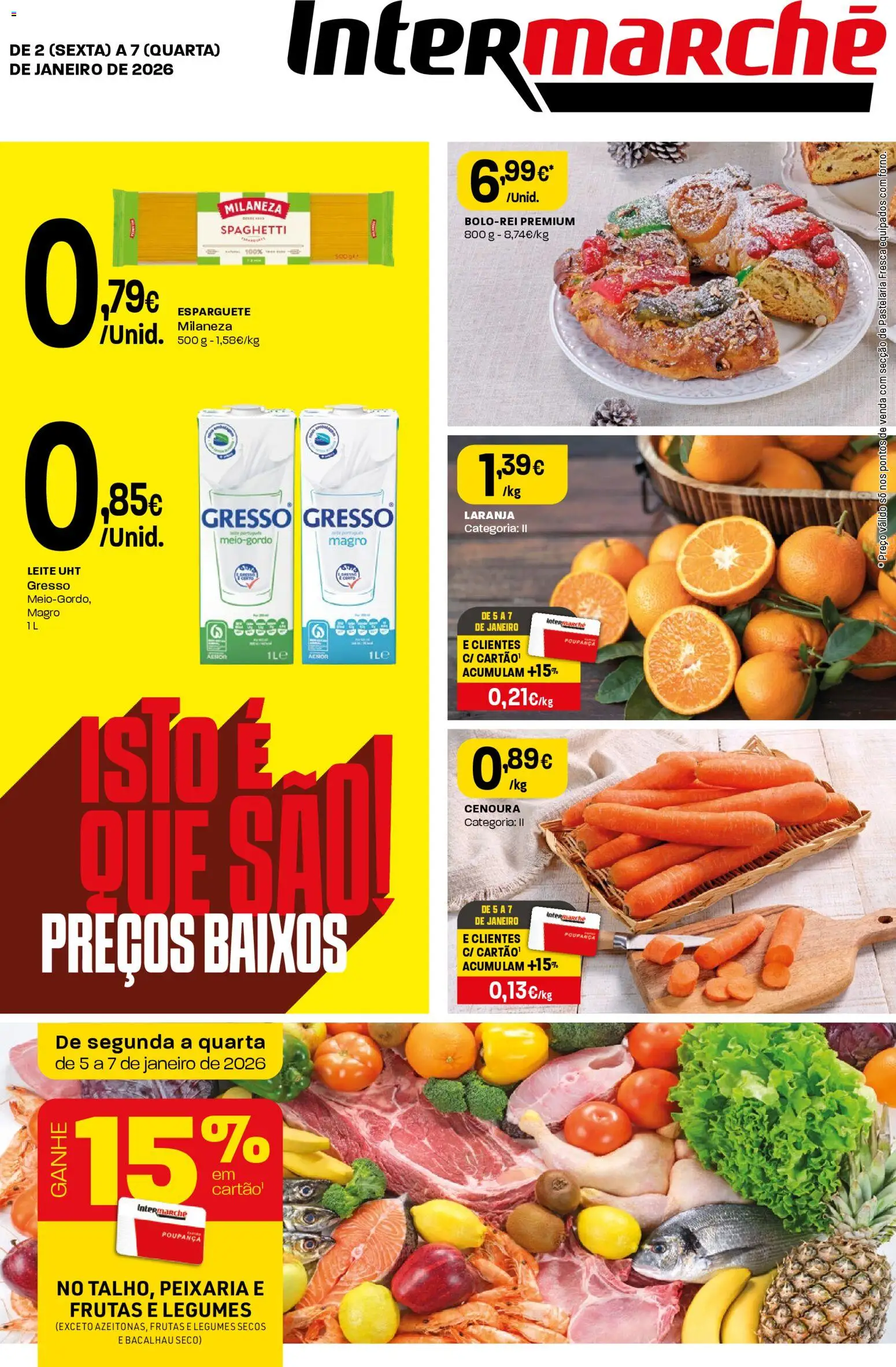 Intermarché Folheto Mini │ válido de 02.01.2026 | Página: 1