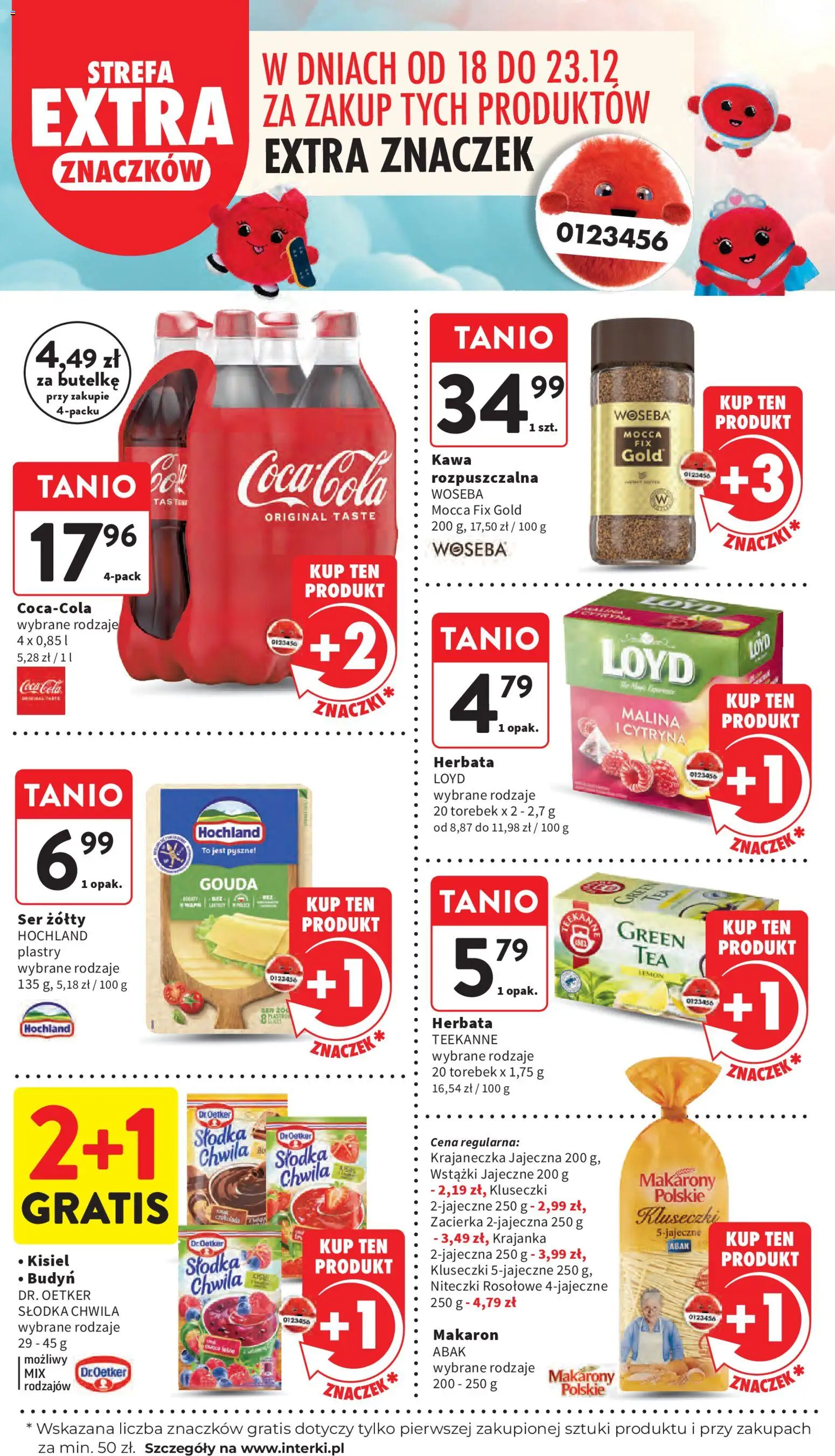 Intermarche Gazetka od 18.12.2025 | Strona: 57 | Produkty: Ser żółty, Kawa, Herbata, Makarony