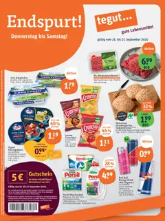 Tegut Prospekt 	 ab 25.09.2025 gültig