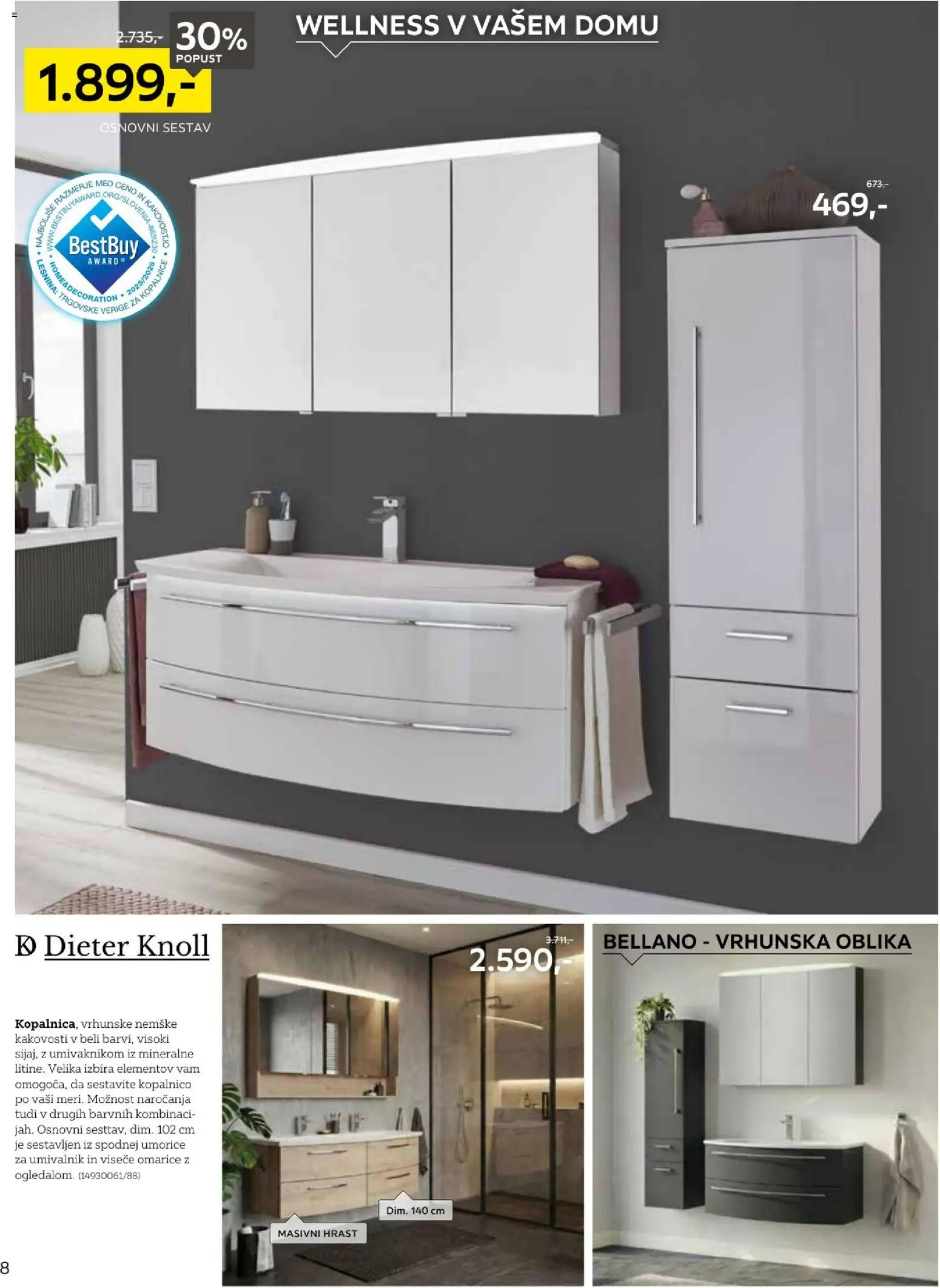 Novi XXXL Lesnina katalog ponudbe – veljaven od 17.02.2026 | Stran: 8 | Izdelki: Umivalnik