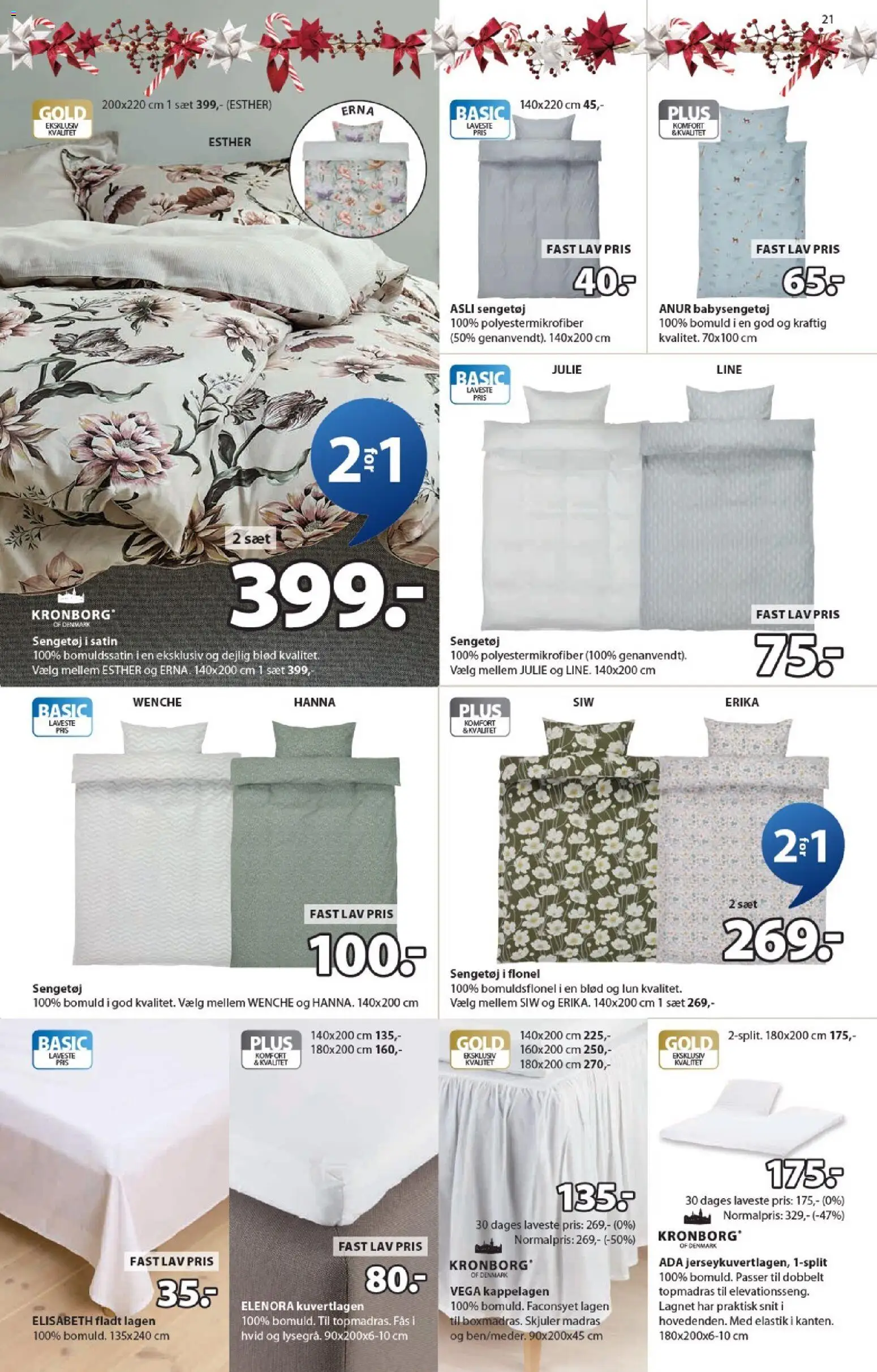 JYSK tilbudsavis – gyldig fra 31.10.2025 | Side: 21 | Produkter: Madras