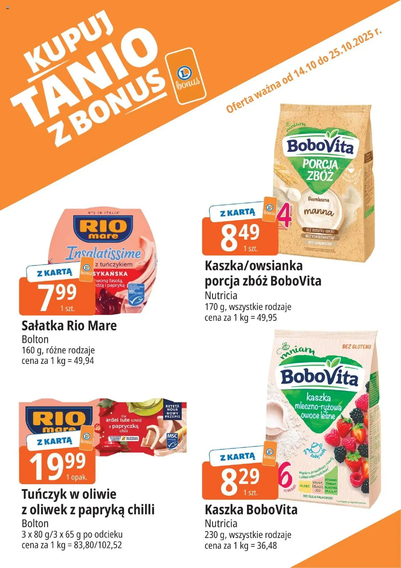E.Leclerc Gazetka - Wrocław kupony dodatkowe od 14.10.2025 | Strona: 10 | Produkty: Chili, Karta, Papryka, Sałatka