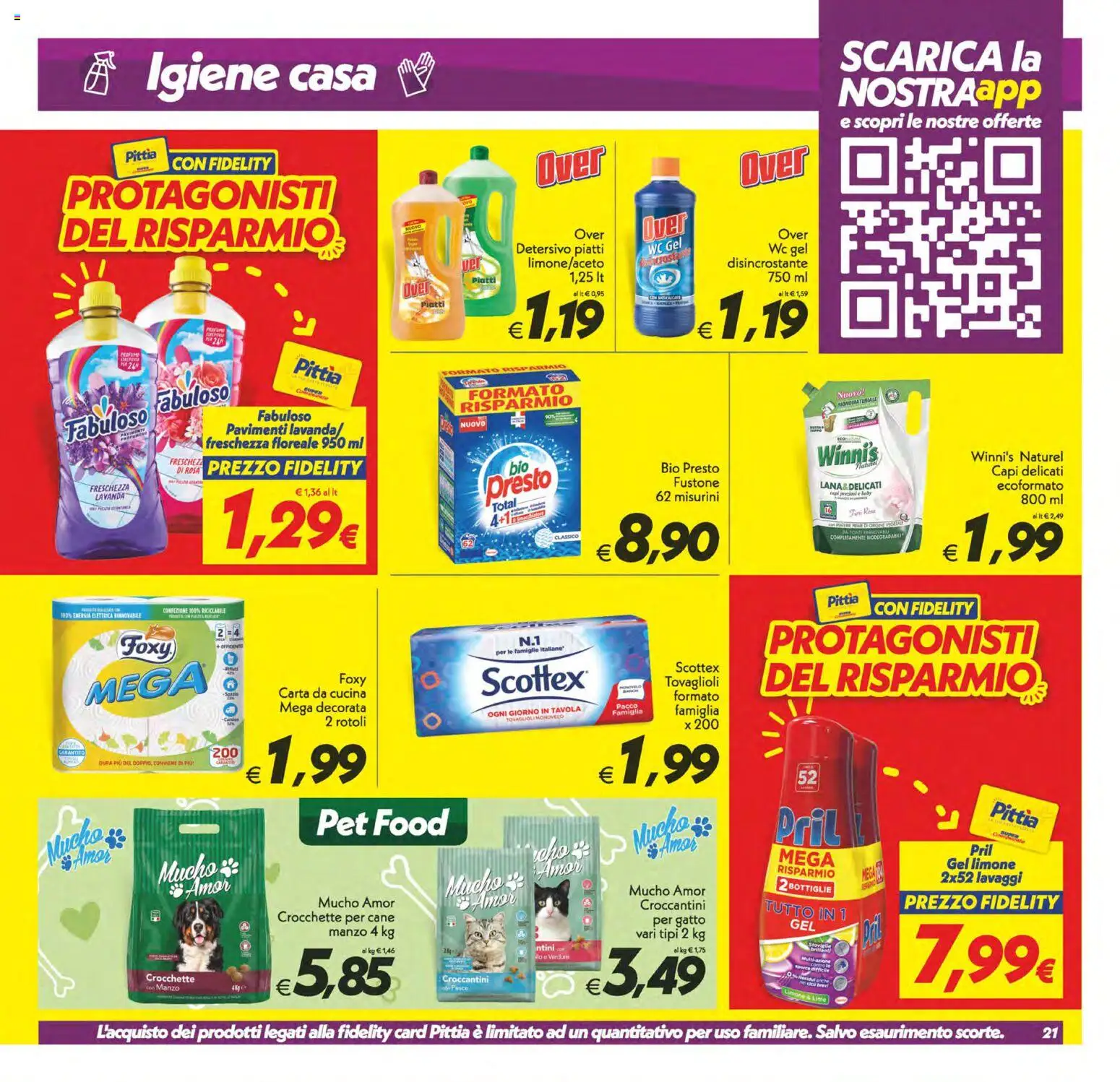 Volantino SuperConveniente del 24.02.2026 | Pagina: 21 | Prodotti: Manzo, Limone, Lavanda, WC