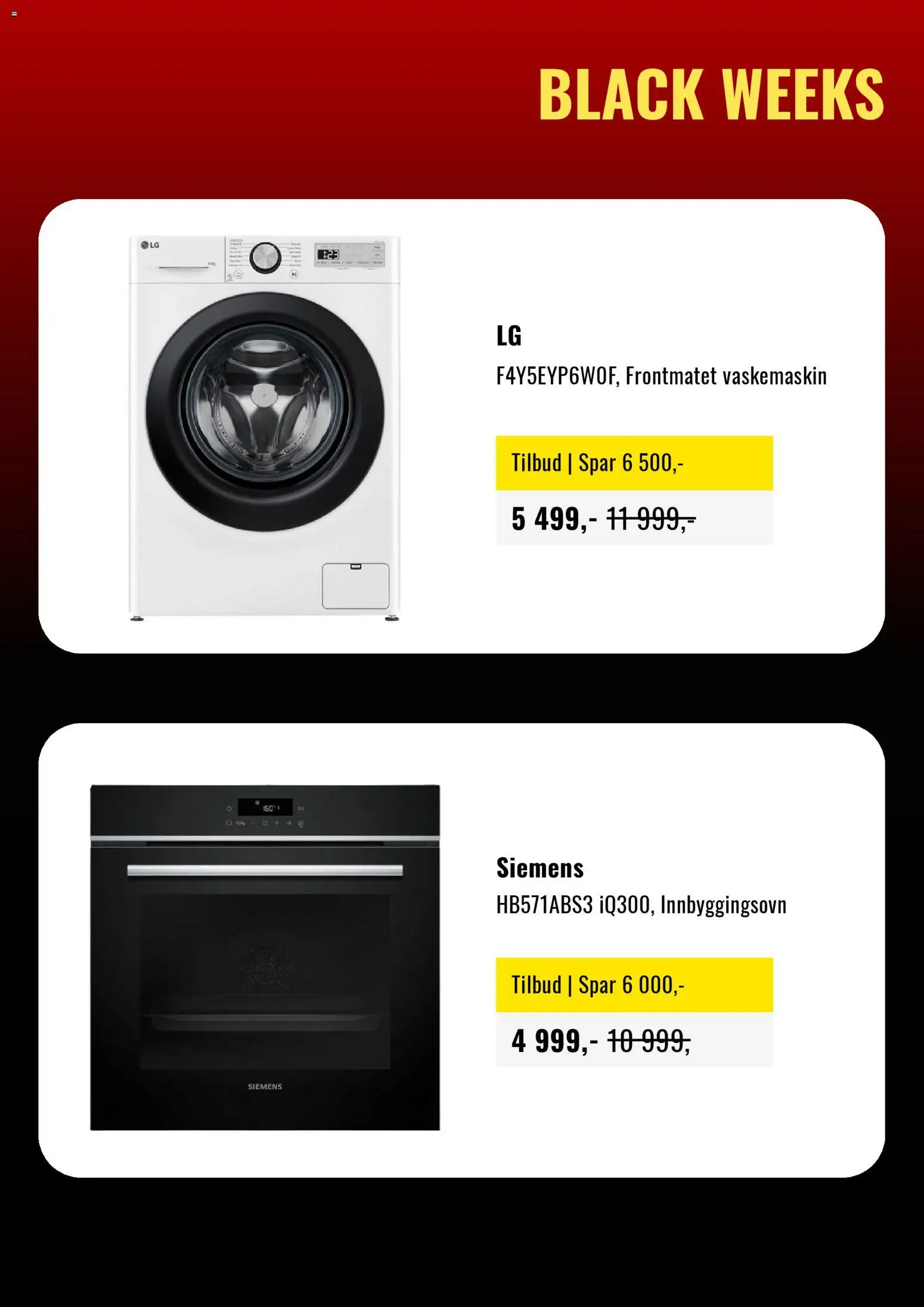 {H1} | Side: 3 | Produkter: Vaskemaskin