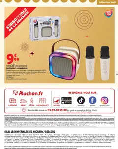 Auchan folder / publicité - Voorbeeld van een folder van Auchan, geldig van 09.12.2025 | Pagina: 61 | Producten: Usb, La, Bank, Appel