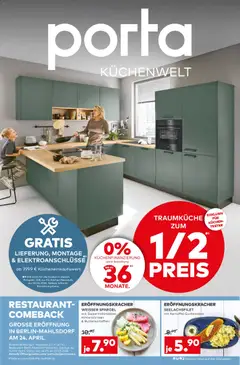 Porta! Küchentester gesucht! Berlin ab 19.04.2026 gültig
