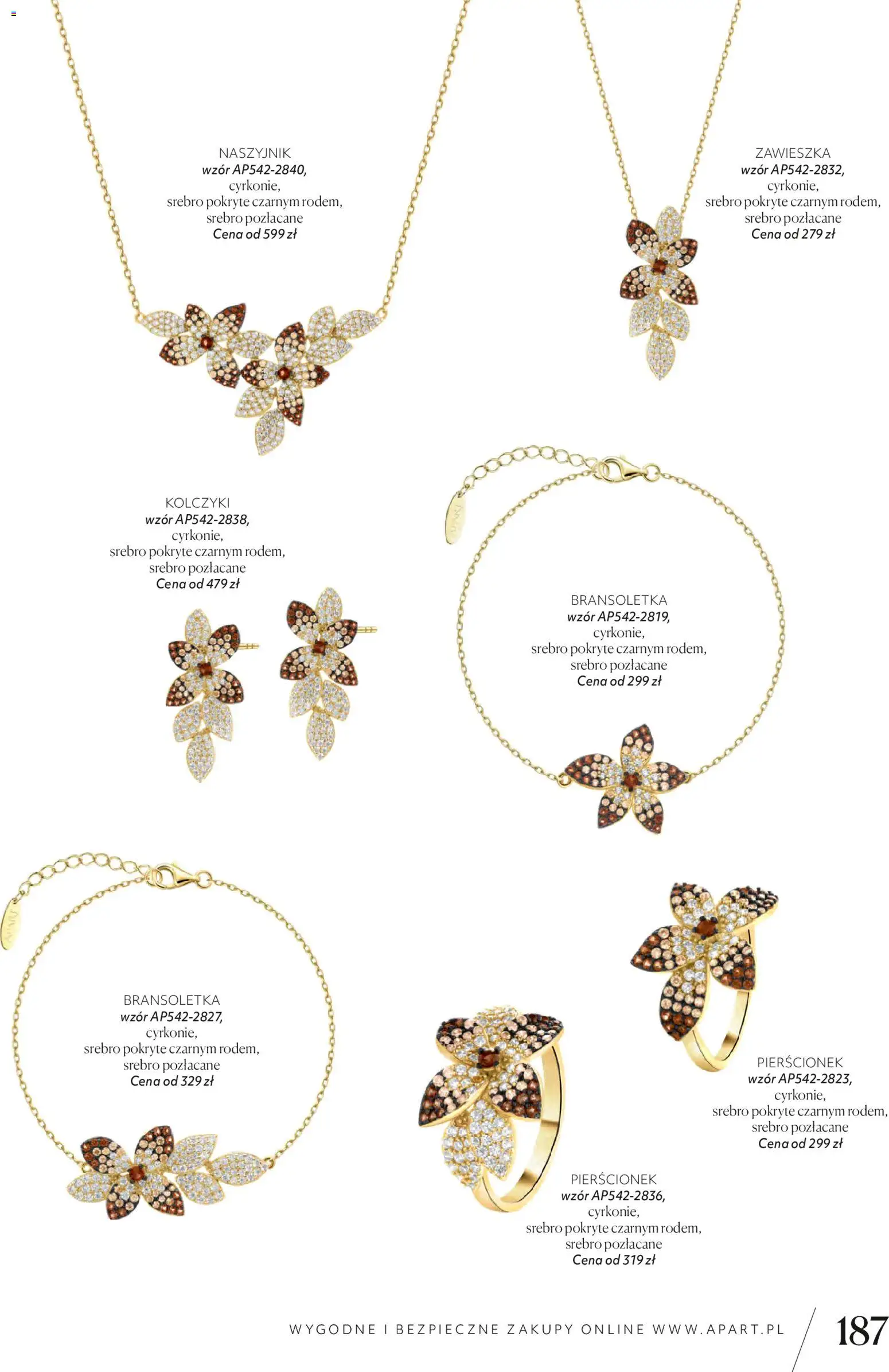 Apart promocje od 04.11.2025 | Strona: 189 | Produkty: Naszyjnik, Bransoletka, Pierścionek