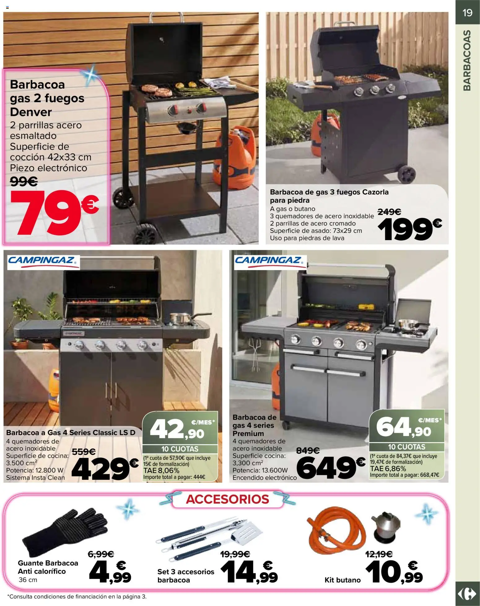 Carrefour Jardin │ válido desde el 14.04.2026 | Página: 19 | Productos: Barbacoa, Cocina
