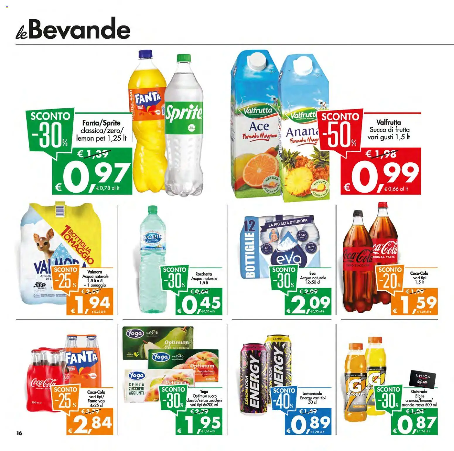 Volantino Decò del 13.01.2026 | Pagina: 16 | Prodotti: Succo, Frutta, Pera, Succo di frutta