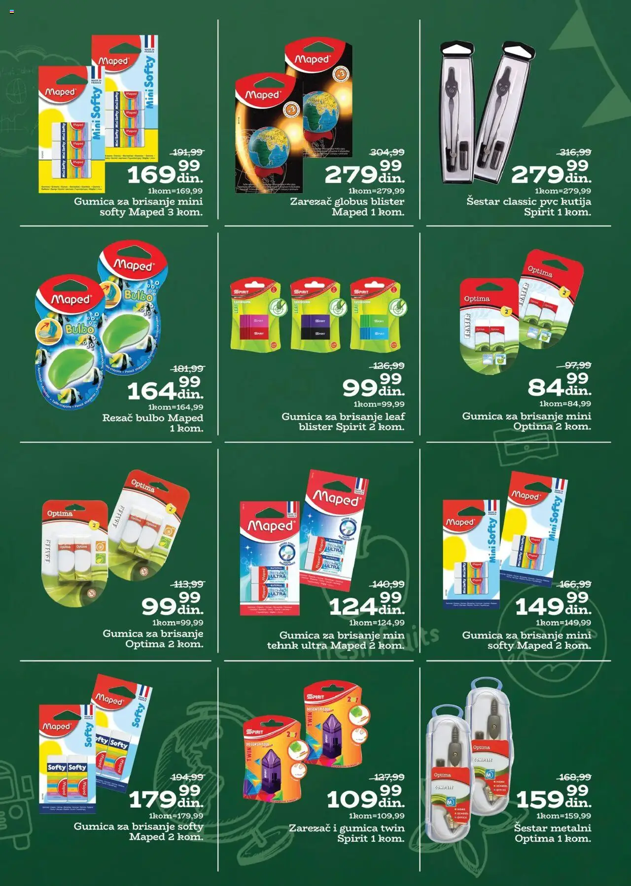 Univerexport katalog - važi od 14.08.2025 | Strana: 7 | Proizvode: Kutija, Globus, Rezač