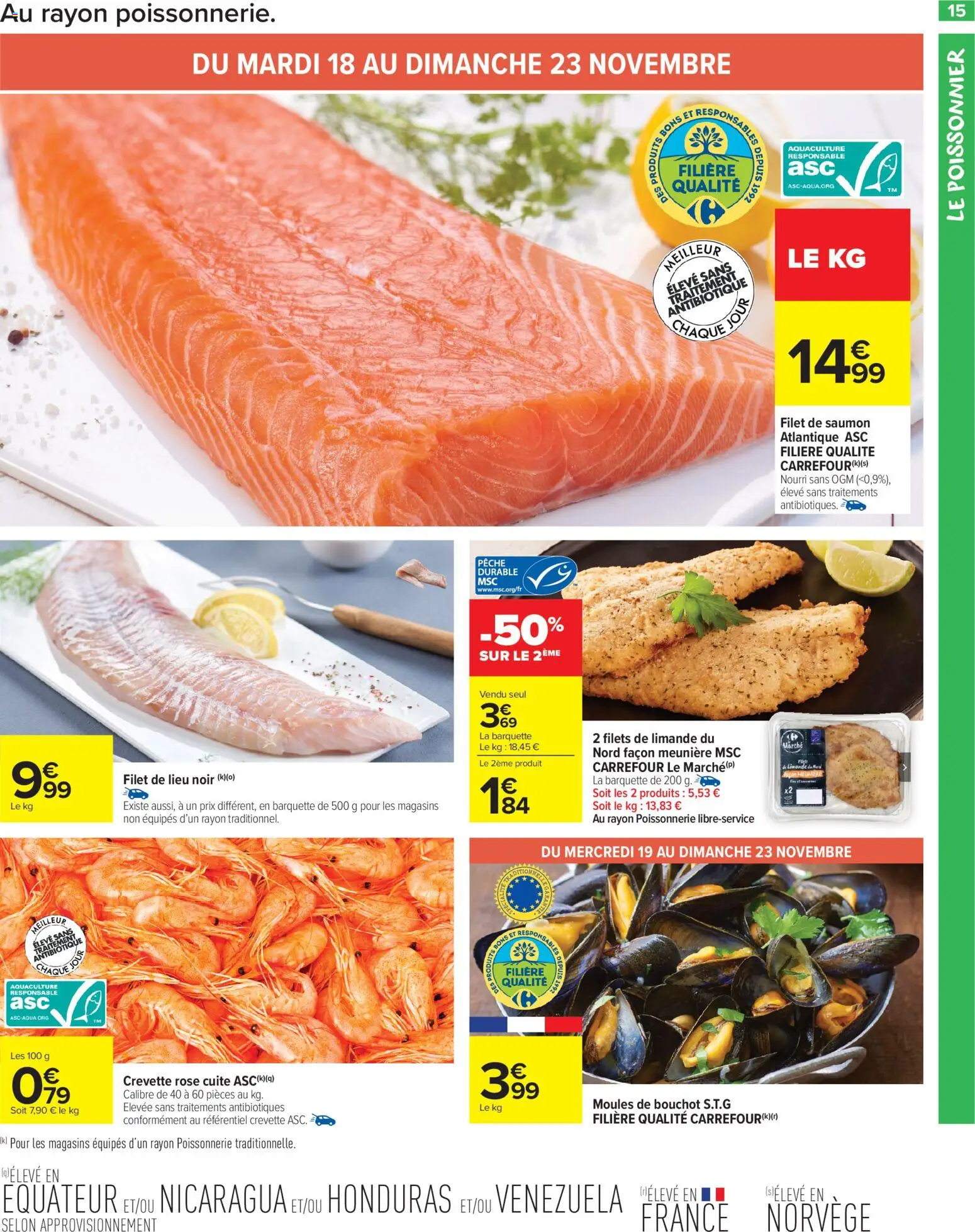 {H1} | Page: 17 | Produits: Pêche, Poissonnerie, Filet de saumon, Saumon