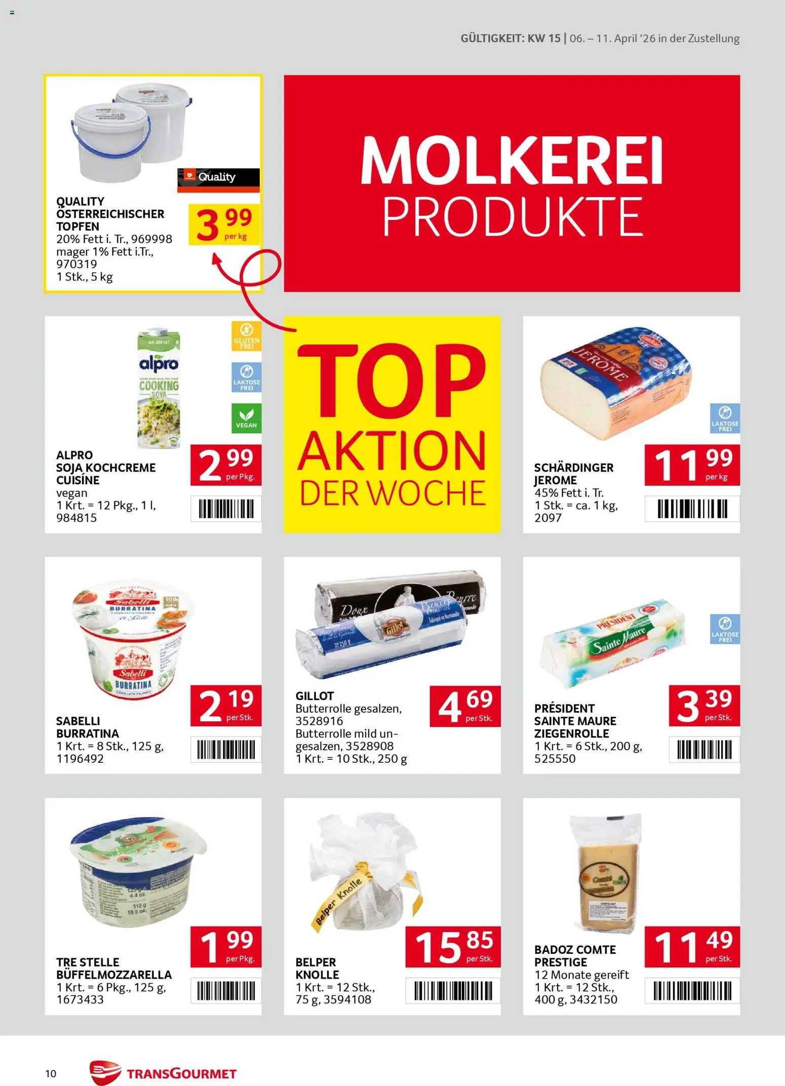 Transgourmet Zustellaktion gültig ab 06.04.2026 | Seite: 10