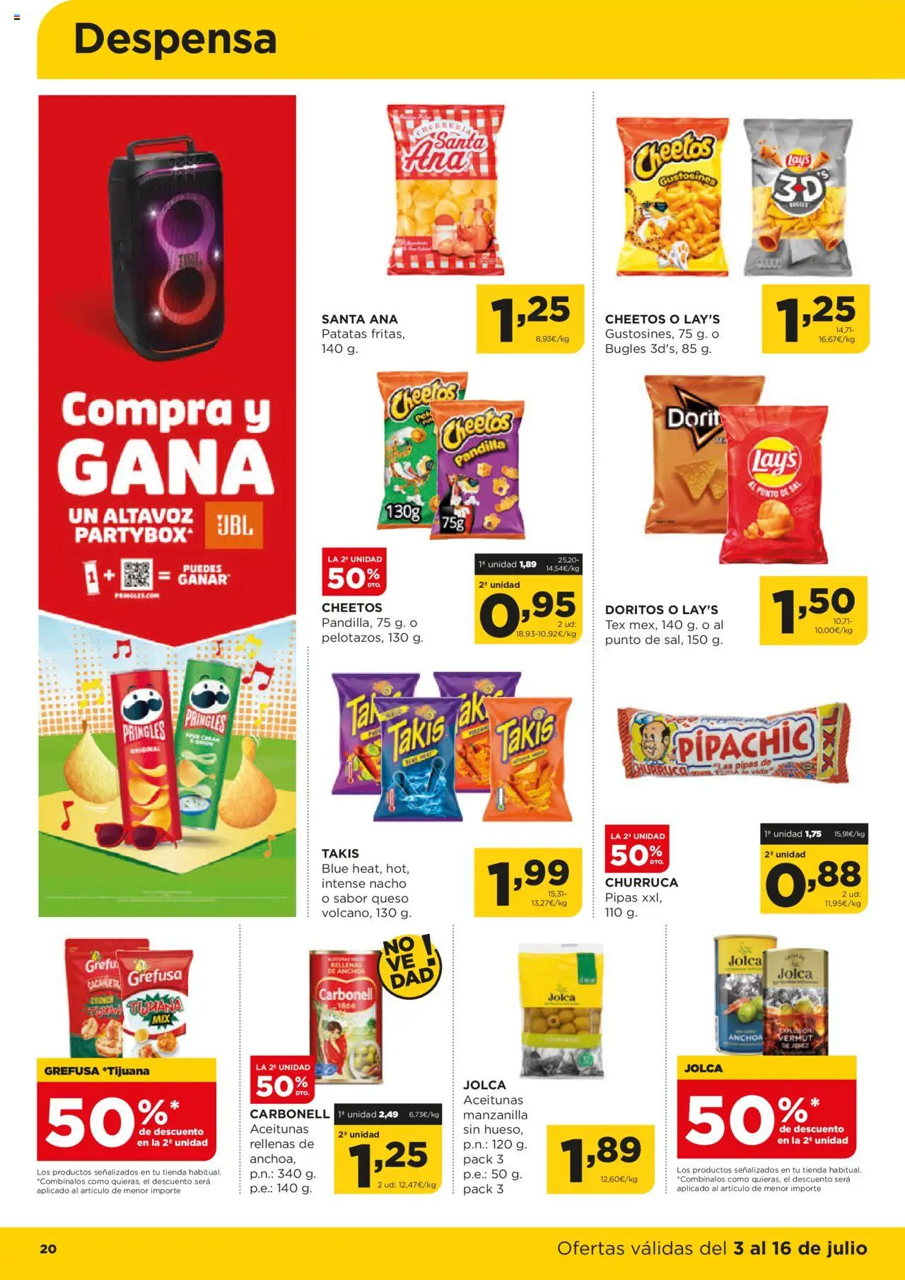 Alimerka folleto Asturias │ válido desde el 03.07.2025 | Página: 21 | Productos: Queso, Altavoz, Anchoa