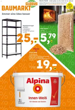 Globus Baumarkt prospekt Weinstadt-Endersbach ab 05.01.2026 gültig