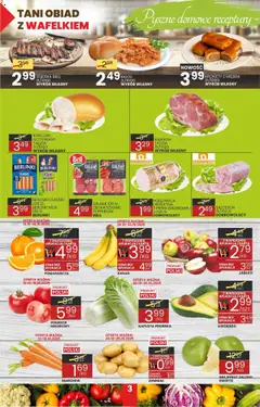 Pogląd oferty "Wafelek Gazetka" - ważna od 13.10.2025 | Strona: 3 | Produkty: Karta, Piersi, Parówki, Awokado