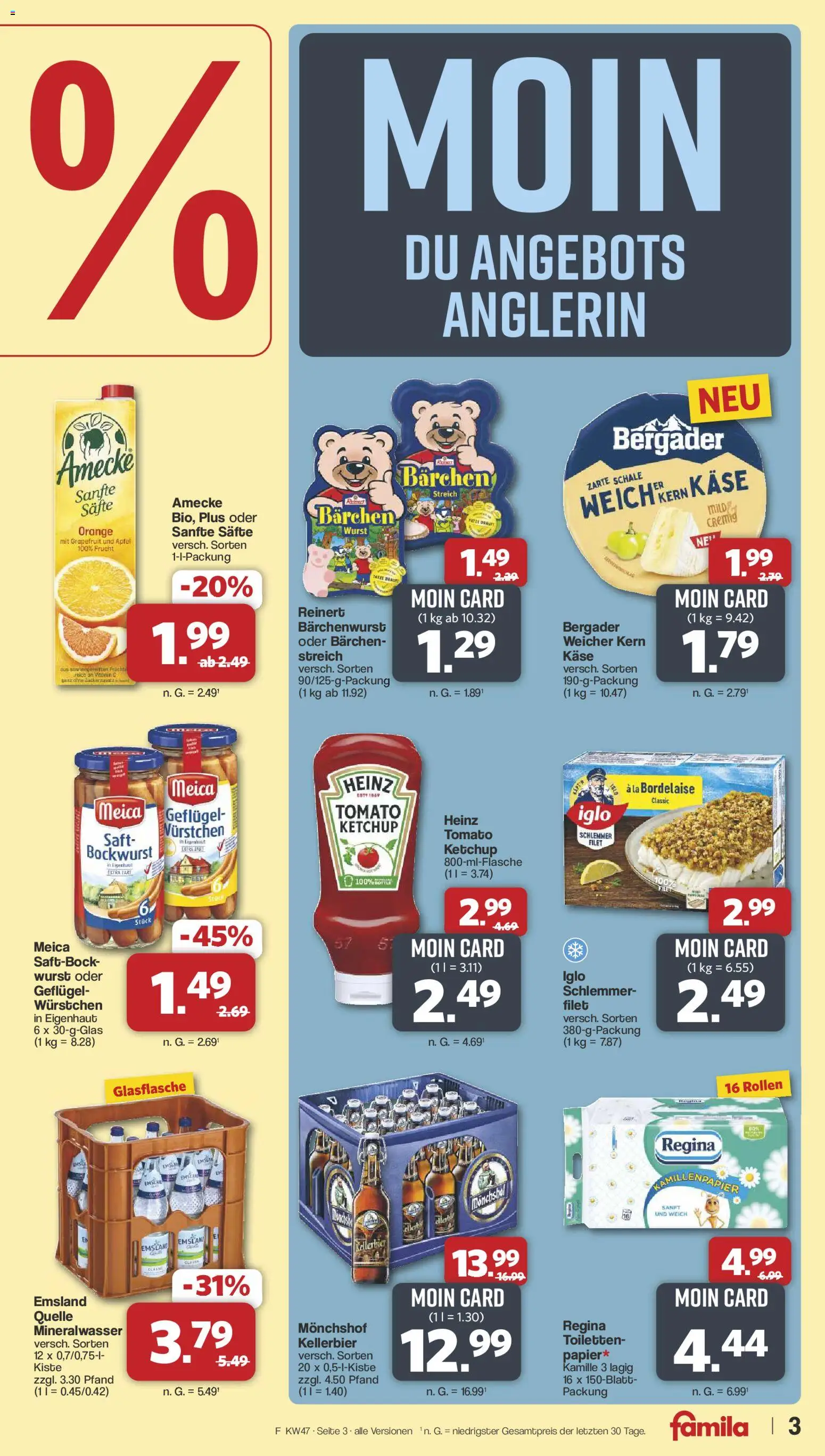 Famila Nordwest - Black Friday – gültig ab 17.11.2025 | Seite: 3 | Produkte: Monchshof, Äpfel, Saft, Ketchup