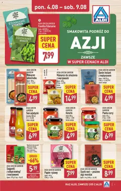 Pogląd oferty "Aldi Gazetka - Tydzień Azji" - ważna od 04.08.2025
