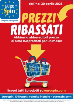 Anteprima del volantino Eurospin volantino Ribassati valido a partire dal 01.04.2026