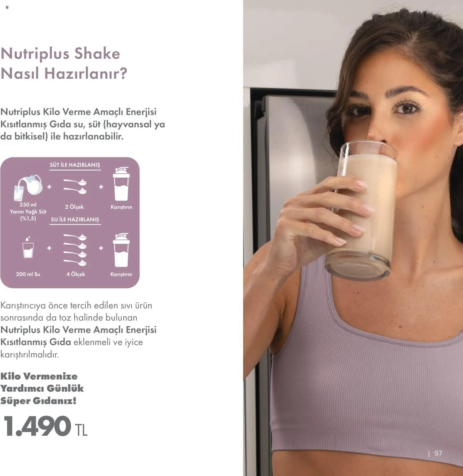 Farmasi Katalog - 01.01.2026 tarihinden itibaren geçerlidir | Sayfa: 97 | Ürünler: Süt, Su