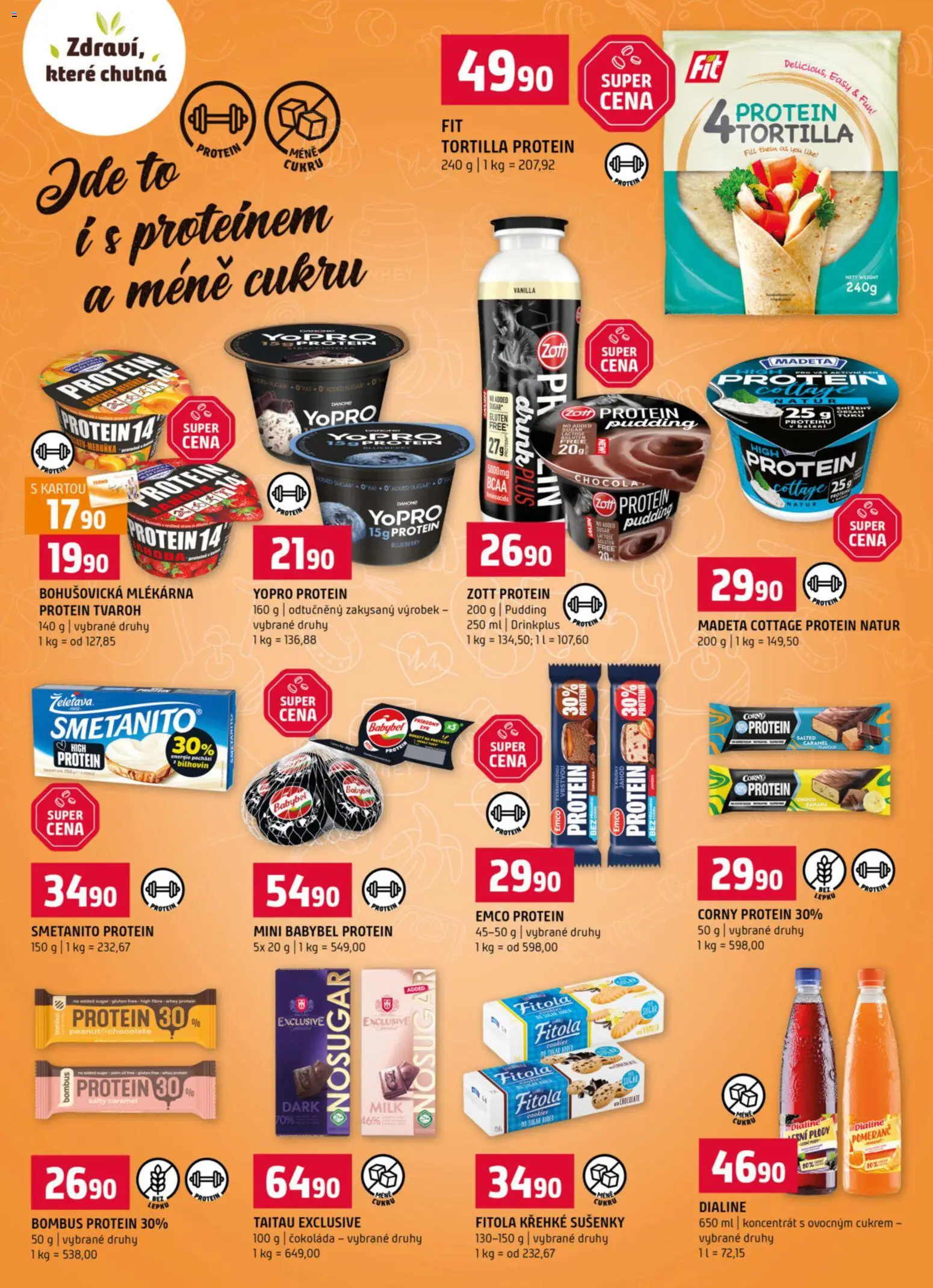 Terno leták od 18.03.2026 | Strana: 7 | Produkty: Čokoláda, Tvaroh, Tortilla, Protein