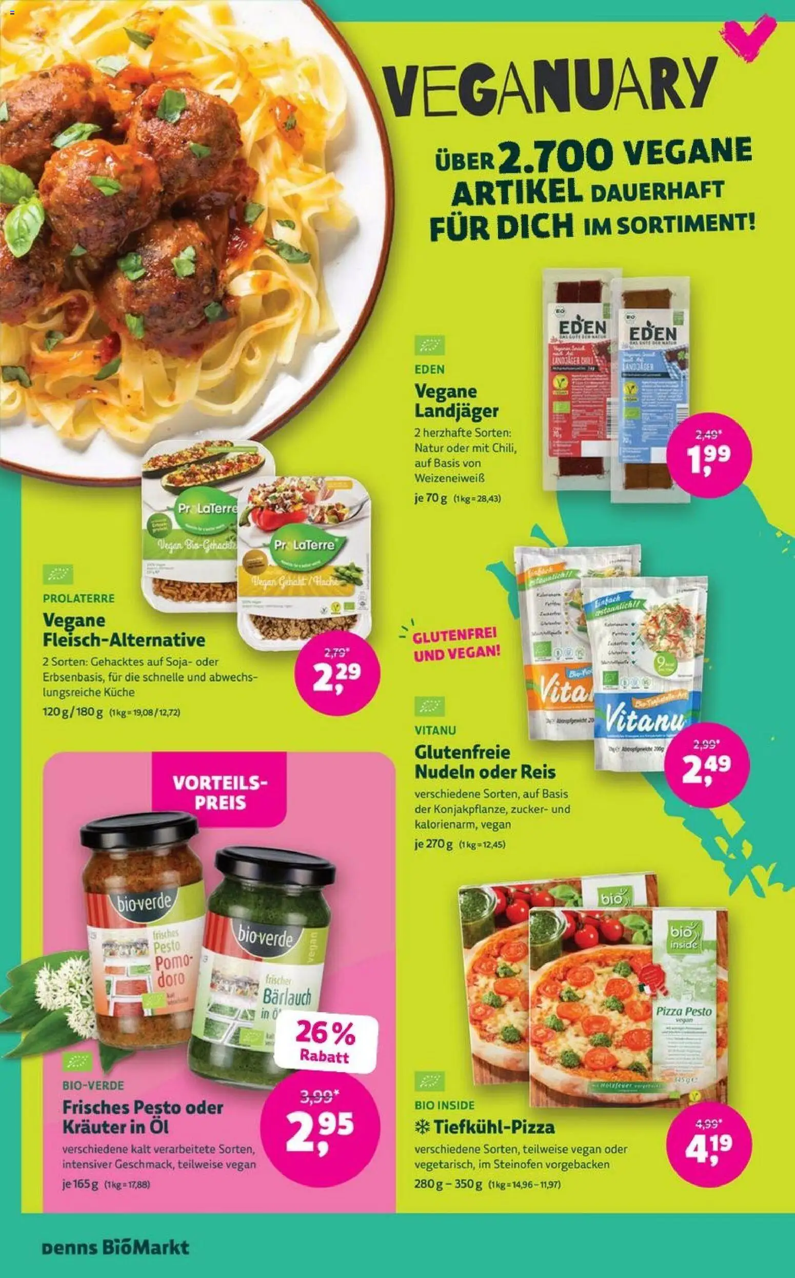 Denns BioMarkt Angebote – gültig ab 02.01.2025 | Seite: 8 | Produkte: Küche, Pizza, Reis, Nudeln