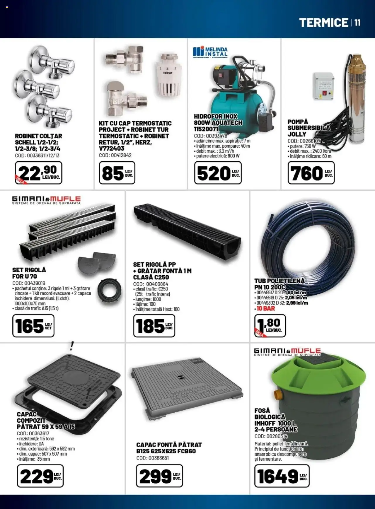 Catalog Ambient – valabil de la 20.08.2025 | Pagină: 11 | Produse: Grătar, Colțar
