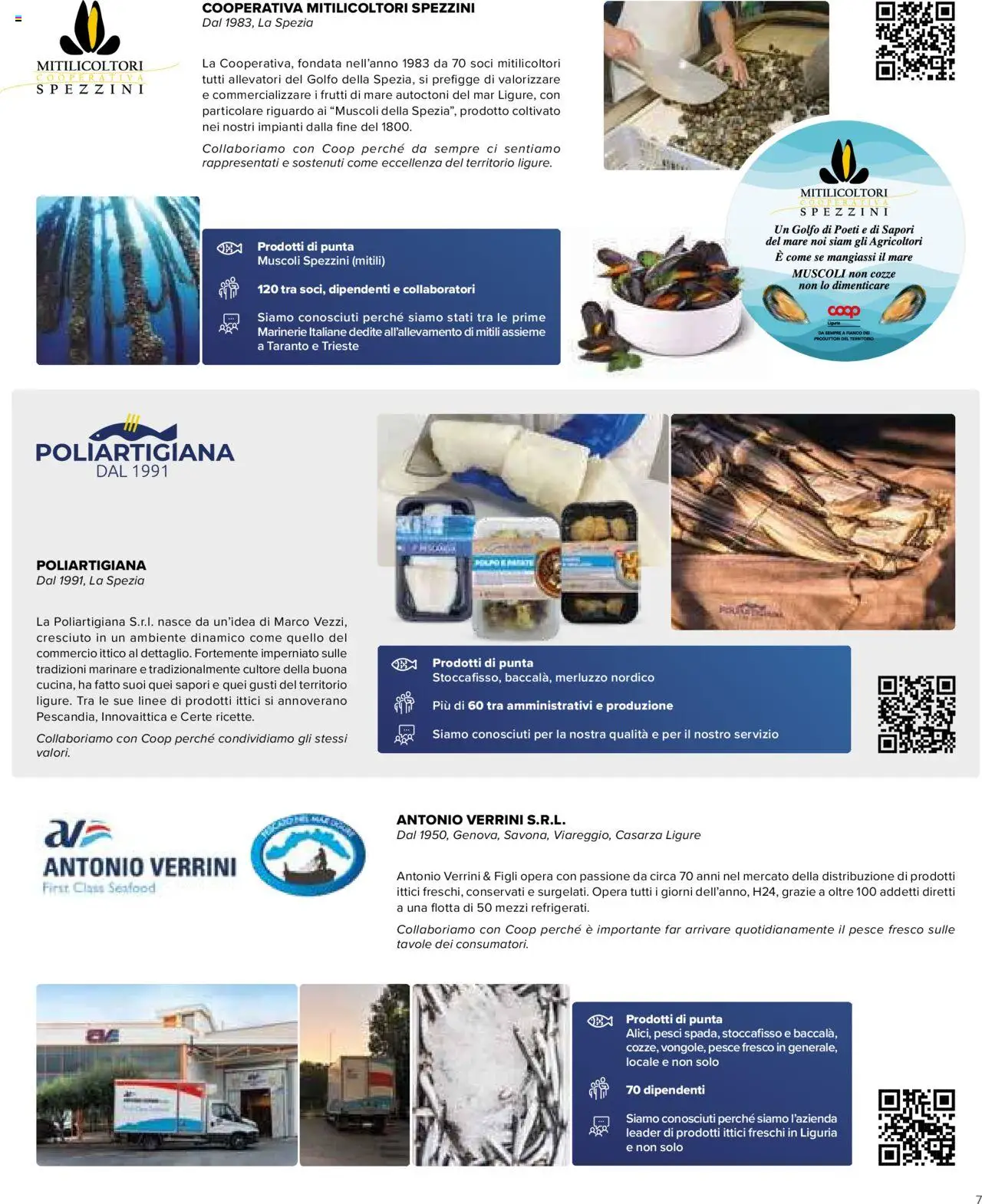Volantino COOP del 09.10.2025 | Pagina: 7 | Prodotti: Merluzzo, Cozze, Il pesce, Frutti di mare