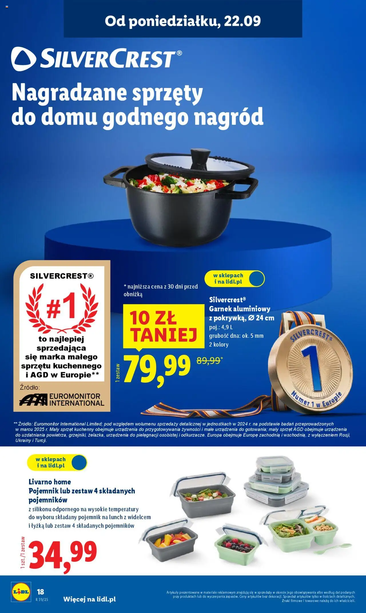 Lidl Katalog od 22.09.2025 | Strona: 24 | Produkty: Garnek