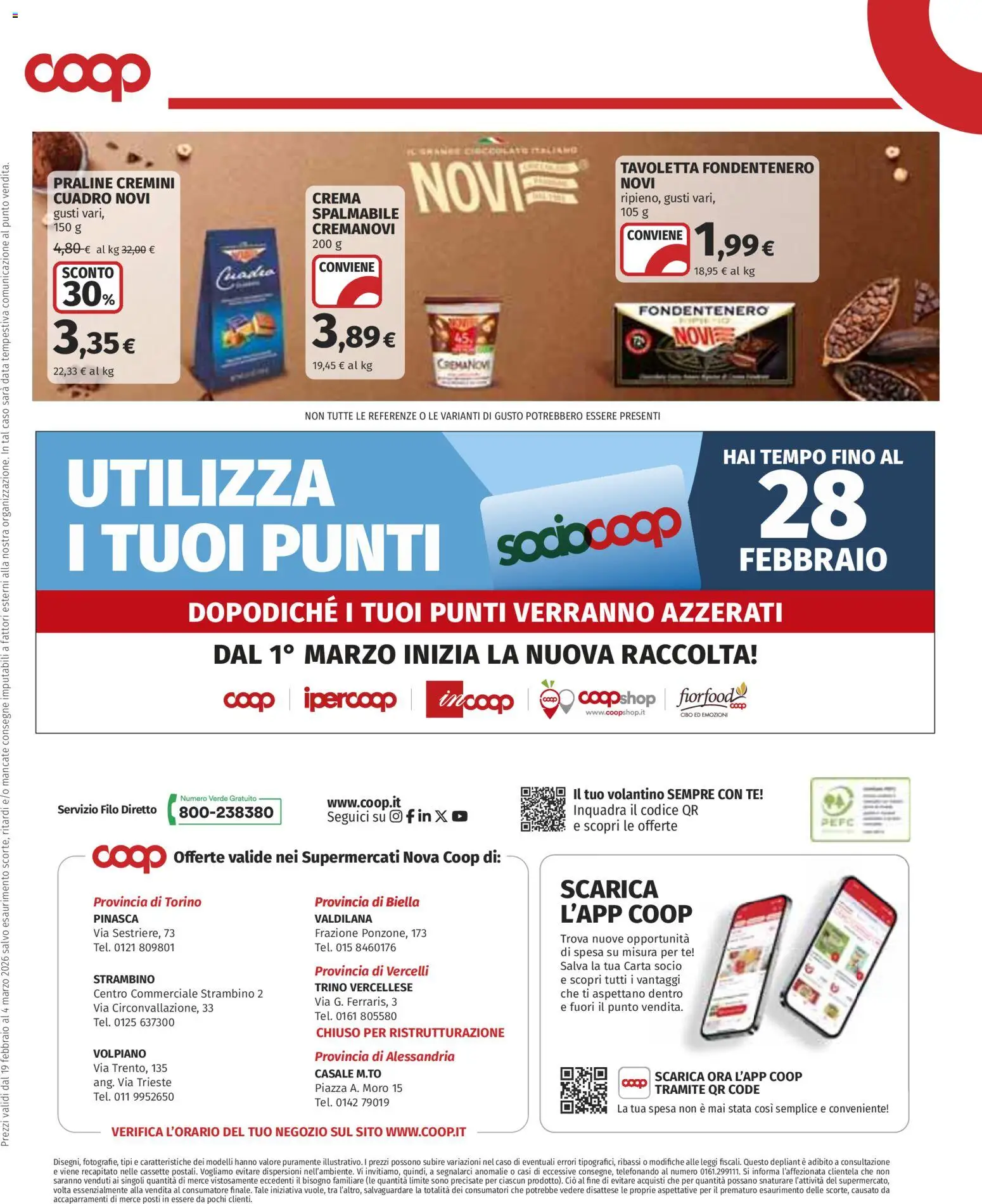 Volantino COOP del 19.02.2026 | Pagina: 19 | Prodotti: Crema, Tè, Data, The