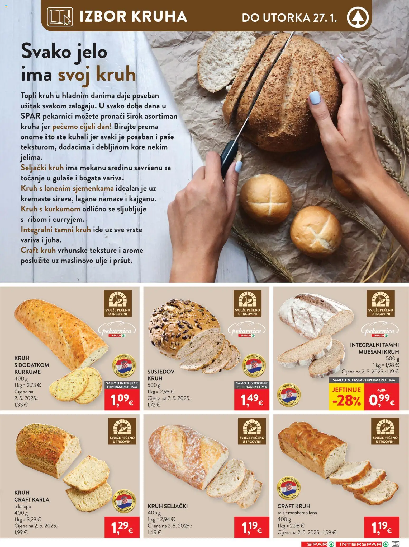 Spar katalog | vrijedi od 21.01.2026 | Stranica: 10 | Proizvodi: Ulje, Kruh, Maslinovo ulje