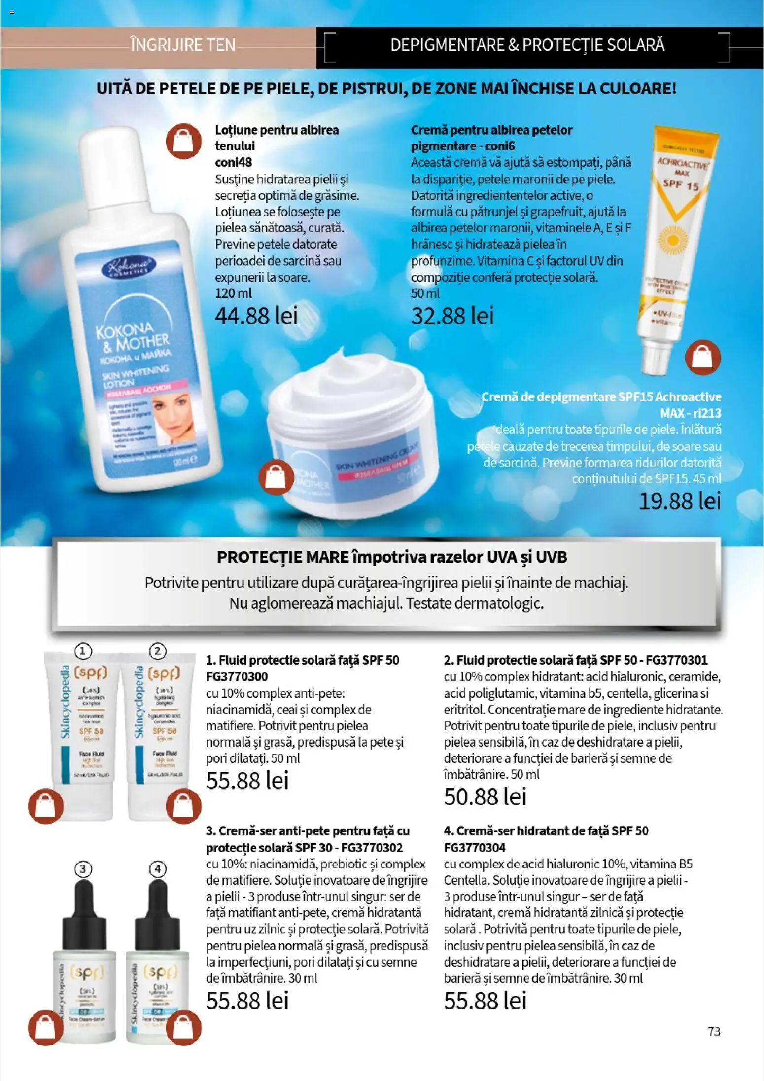 Noul catalog Lady’s – valabil de la 10.11.2025 | Pagină: 75 | Produse: Pătrunjel, Arapsaçı, Protecție solară, Ceai