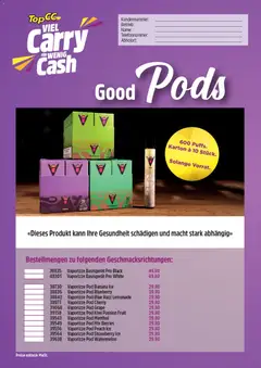 TopCC Aktionen Good Vapes ab 12.12.2025 gültig | Seite: 2 | Produkte: Kiwi, Apple