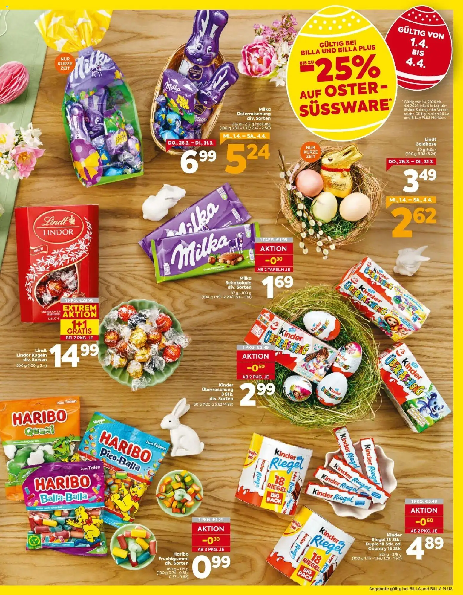 Billa Flugblatt - Bad Radkersburg, Ramsau, Fehring gültig ab 26.03.2026 | Seite: 15 | Produkte: Milch, Schokolade