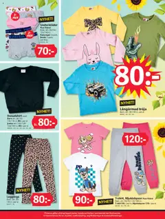 Dollar Store reklamblad aktuell från 28.07.2025 | Sida: 15 | Produkter: Tröja, Sweatshirt, Leggings, Långärmad tröja
