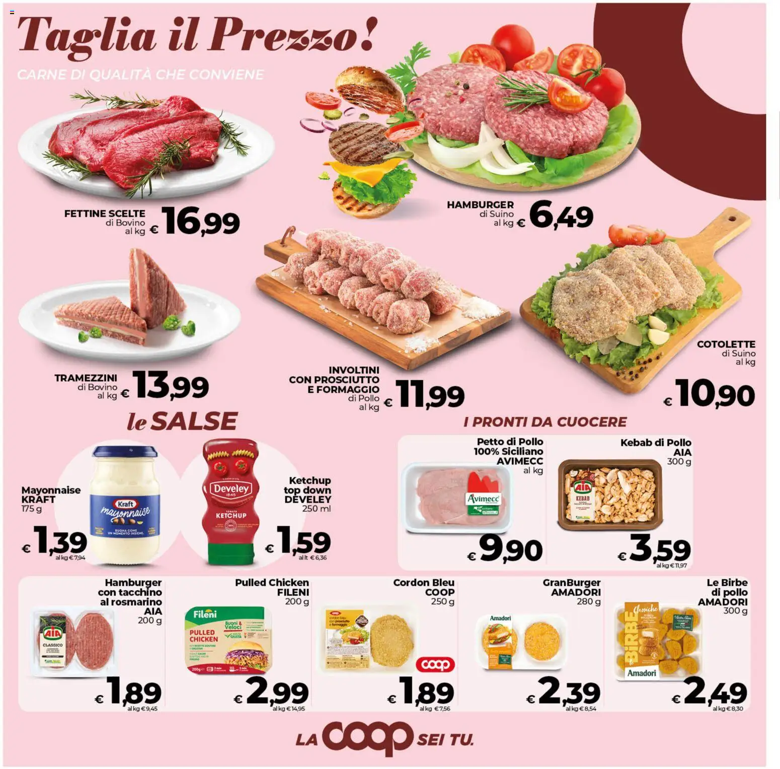 Volantino COOP del 07.04.2026 | Pagina: 10 | Prodotti: Pollo, Tacchino, Formaggio, Top