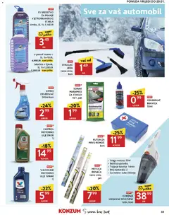 Katalog Konzum - Pregled kataloga iz trgovine Konzum, vrijedi od 07.01.2026 | Stranica: 33 | Proizvodi: Usisavač, Kutija, Motorno ulje, Ulje