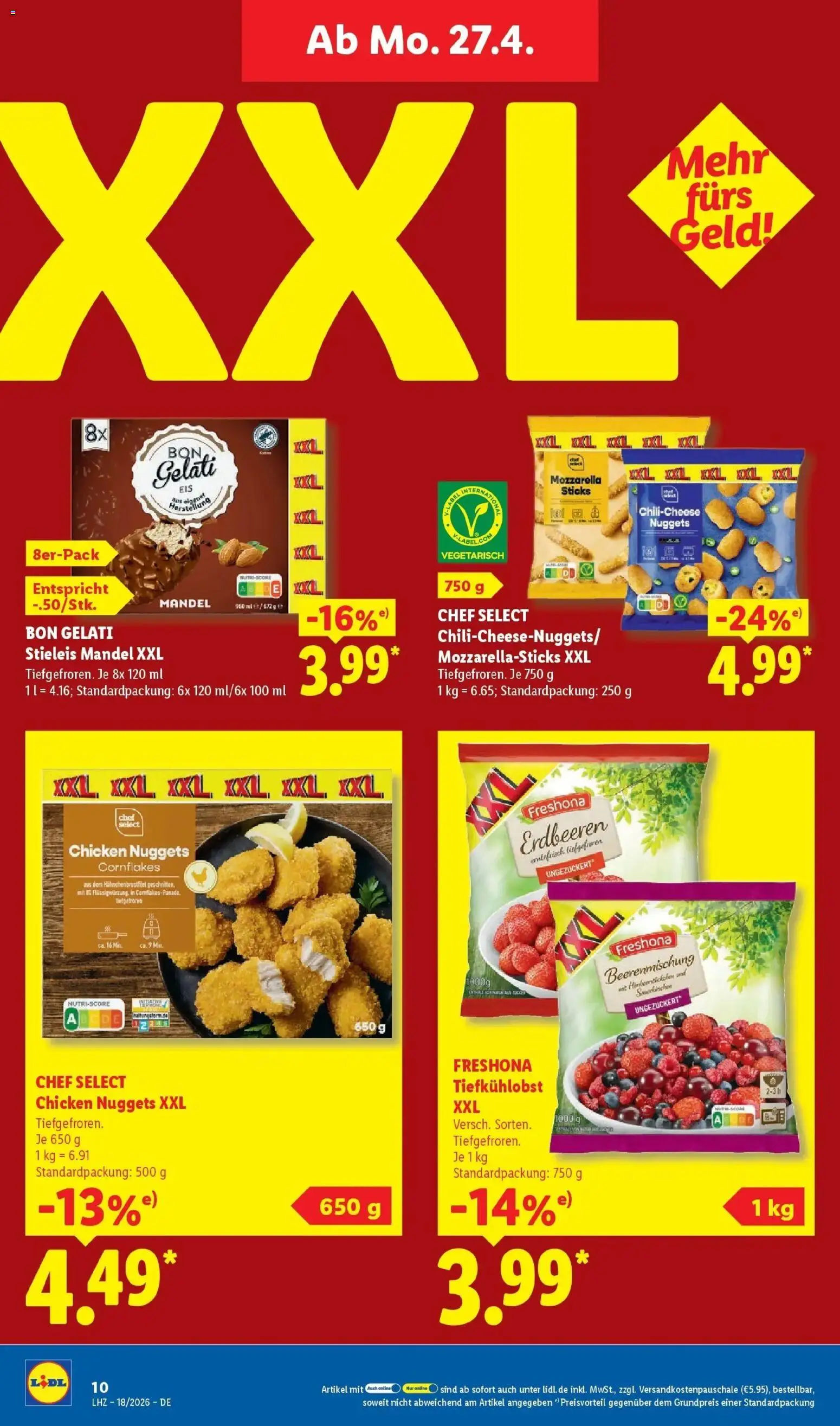 Lidl Německo leták od 27.04.2026 💥 Nenechte si ujít TOP nabídky! ⭐ | Česko