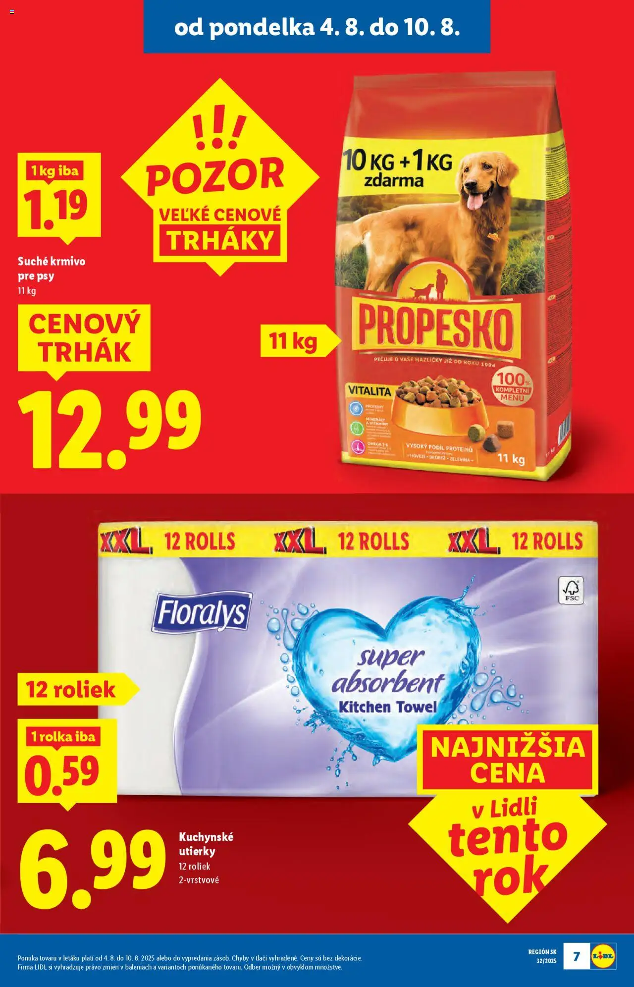 Lidl leták │ platný od 04.08.2025 | Strana: 7