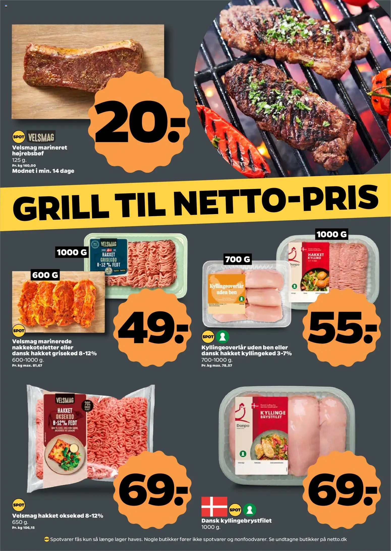 Netto tilbudsavis – gyldig fra 02.05.2026 | Side: 6 | Produkter: Kyllingekød, Oksekød, Grill