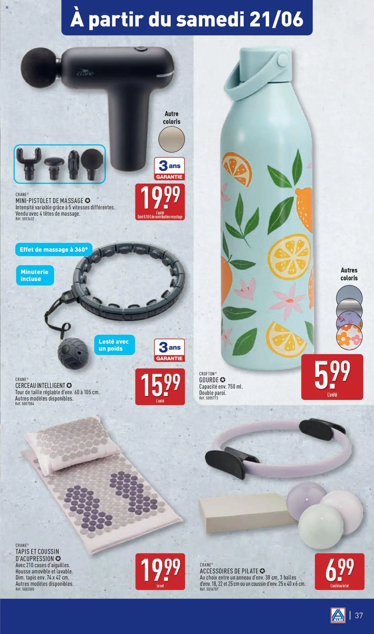 | Page: 40 | Produits: Poids, Gourde, Tapis
