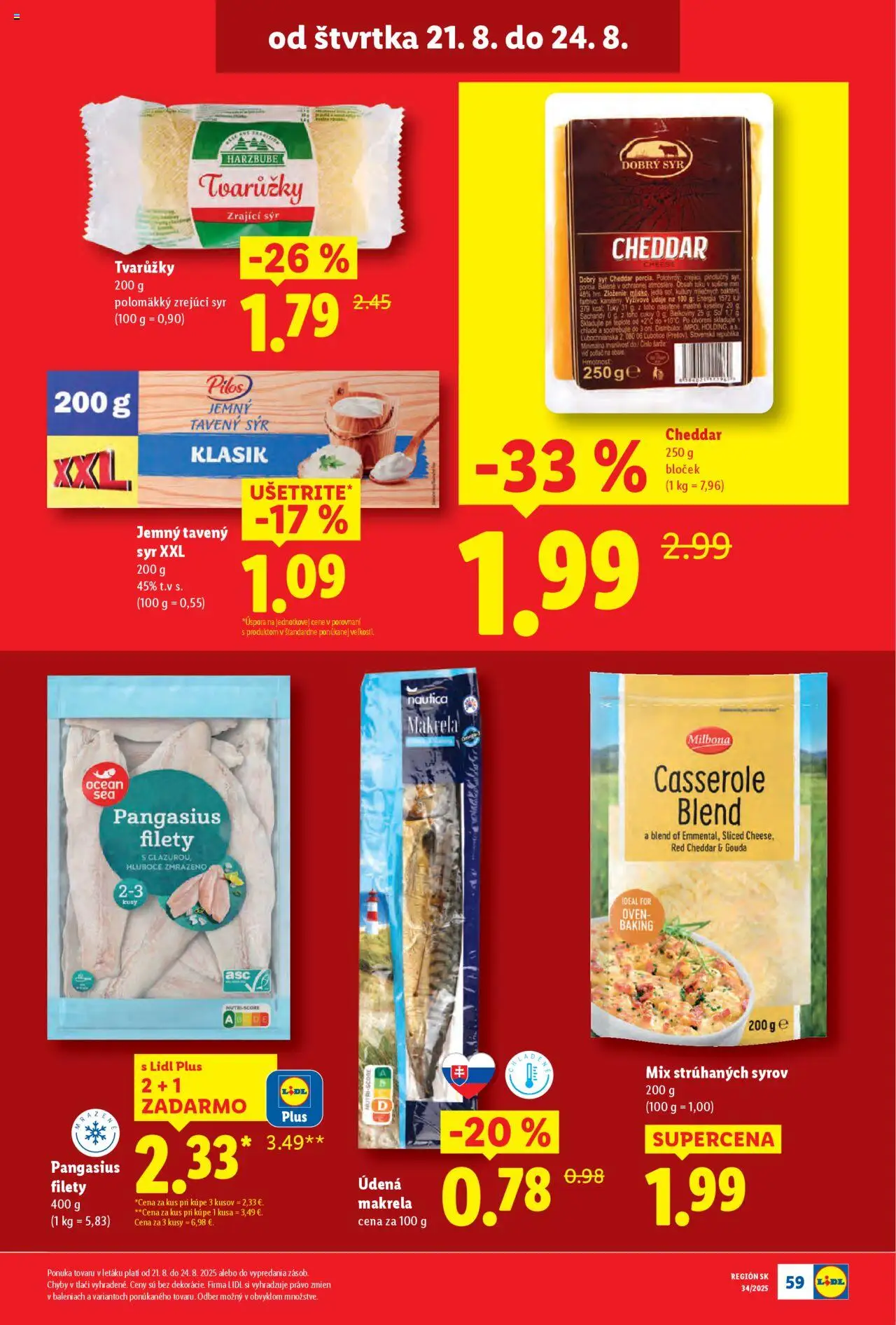 Lidl leták │ platný od 18.08.2025 | Strana: 63 | Produkty: Syr, Gouda, Soľ