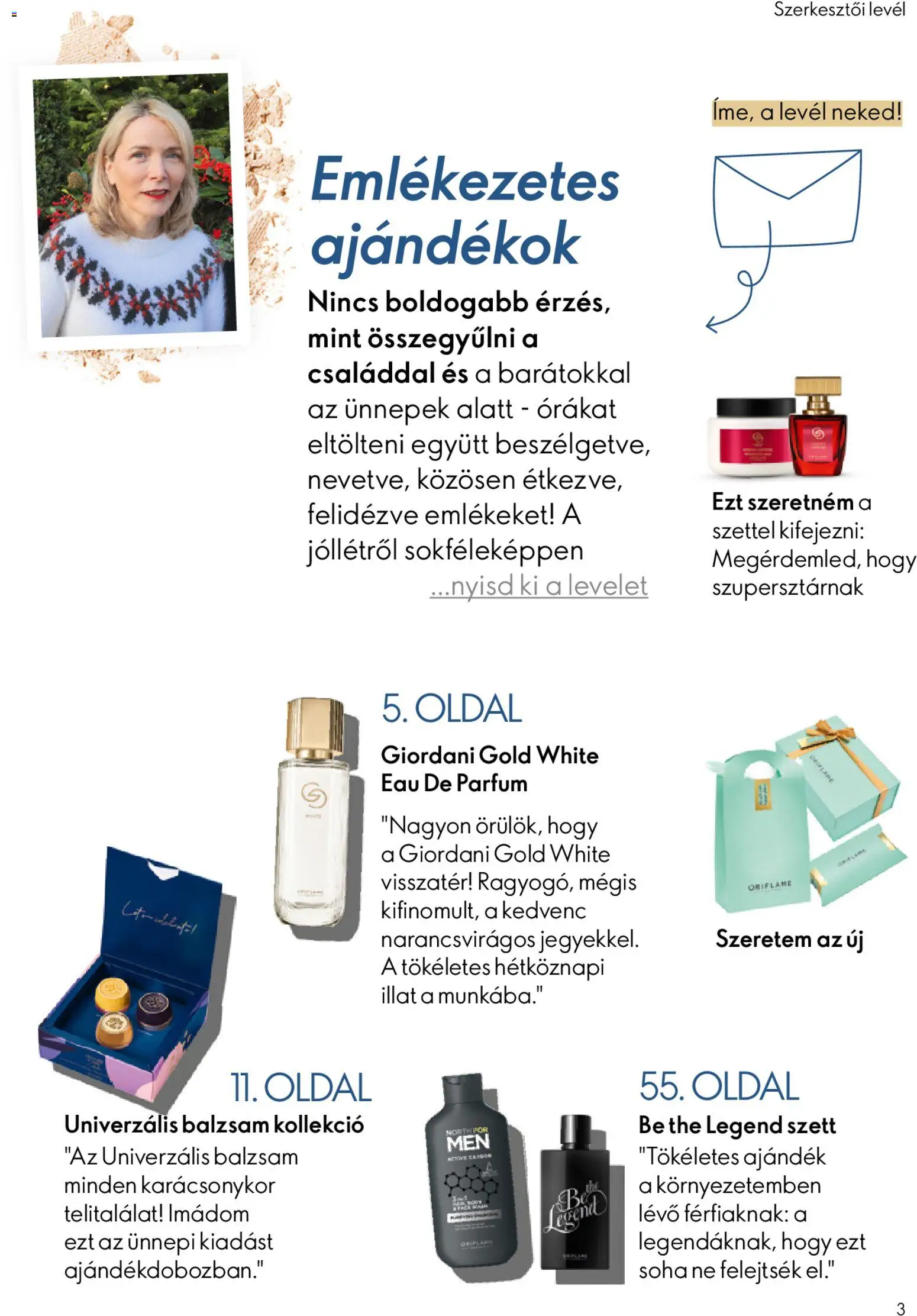 Oriflame akciós ujság - amely érvényes a következő dátumtól: 03.12.2025 | Oldal: 3 | Termékek: Parfüm