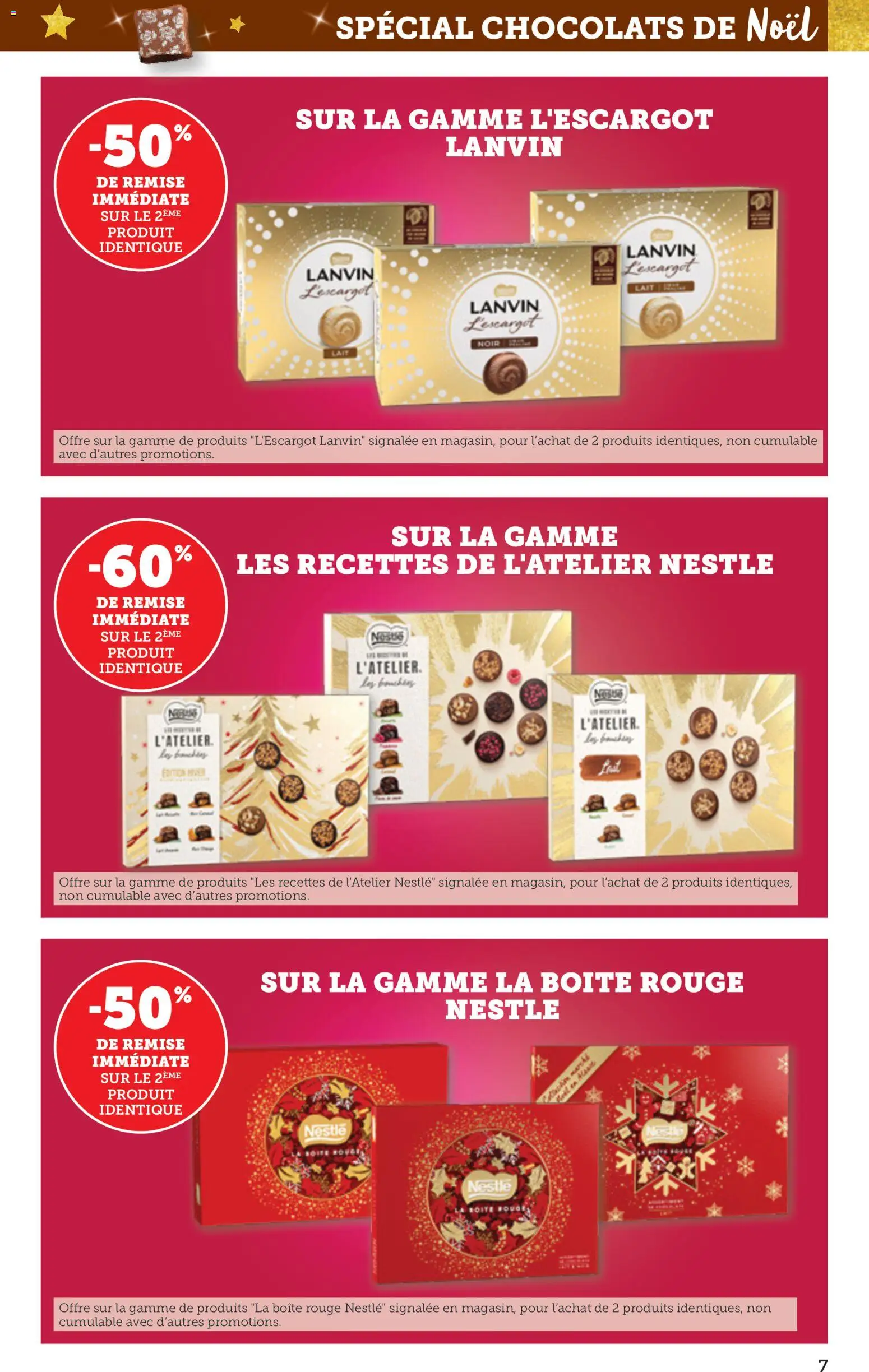 {H1} | Page: 7 | Produits: Chocolats de noël, Lait