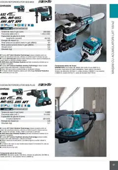 Ofertele Makita valabile de la 08.01.2025 | Pagină: 47 | Produse: Valiză, Ciocan rotopercutor, Aspirator, Mâner