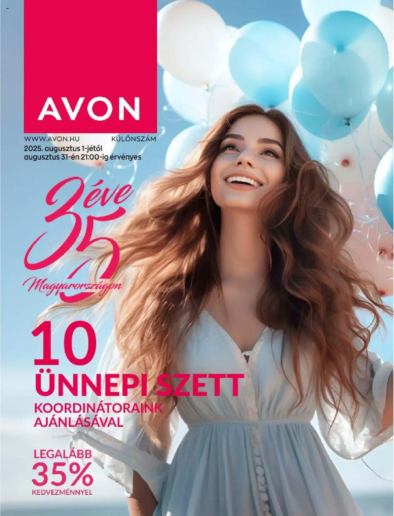 Avon akciós ujság - amely érvényes a következő dátumtól: 01.08.2025 | Oldal: 1